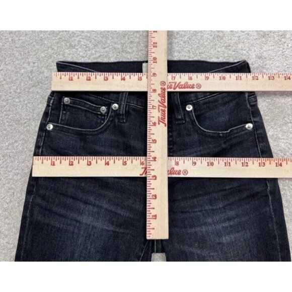 J. Crew Women’s Black Toothpick Skinny Jeans Size 23 Petite Pockets - Picture 2 of 10